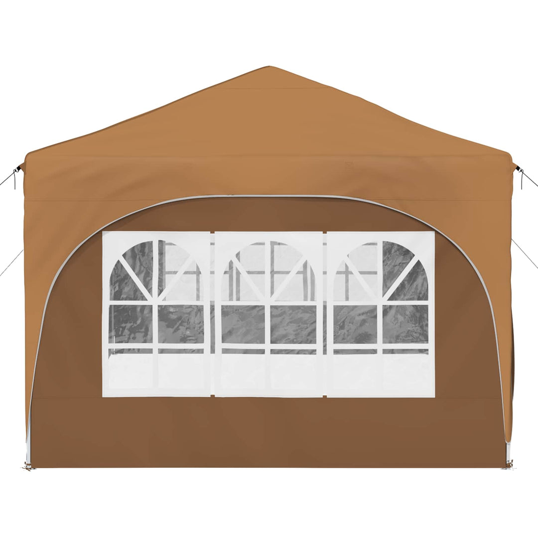 Pop-up Festtelt 575 x 288 x 245 cm Beige Oxford stof