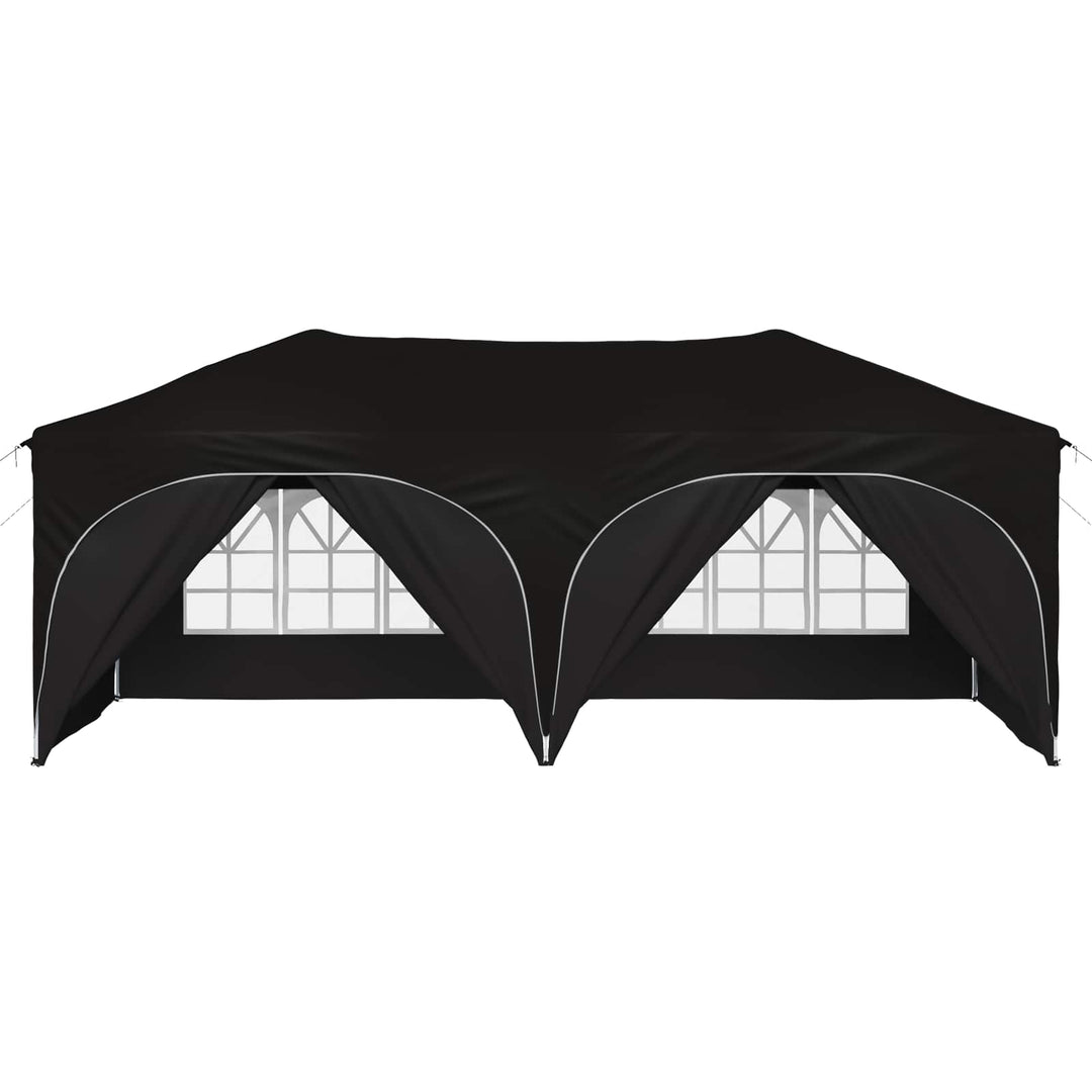 Pop-up Festtelt 575 x 288 x 245 cm Sort Oxford stof