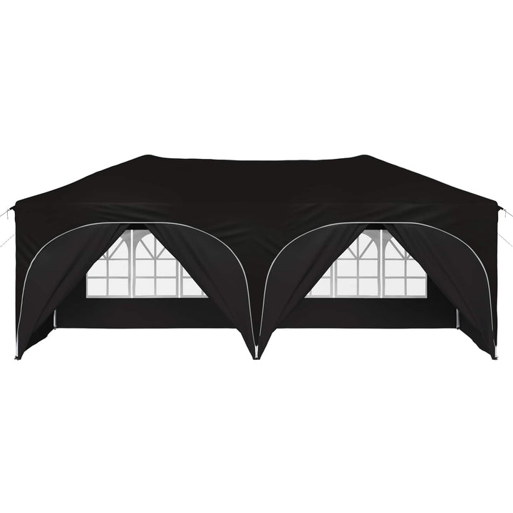 Pop-up Festtelt 575 x 288 x 245 cm Sort Oxford stof