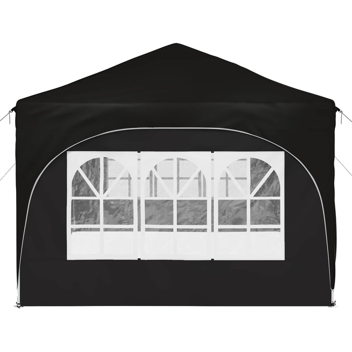 Pop-up Festtelt 575 x 288 x 245 cm Sort Oxford stof