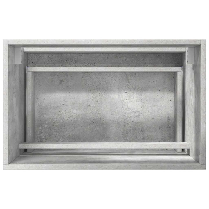 Badeværelsesmøbel sæt med skuffe Beton Grå 60 x 38,3 x 45 cm