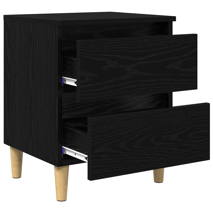 Sengeskab Sort eg 40 x 35 x 50 cm Konstrueret træ
