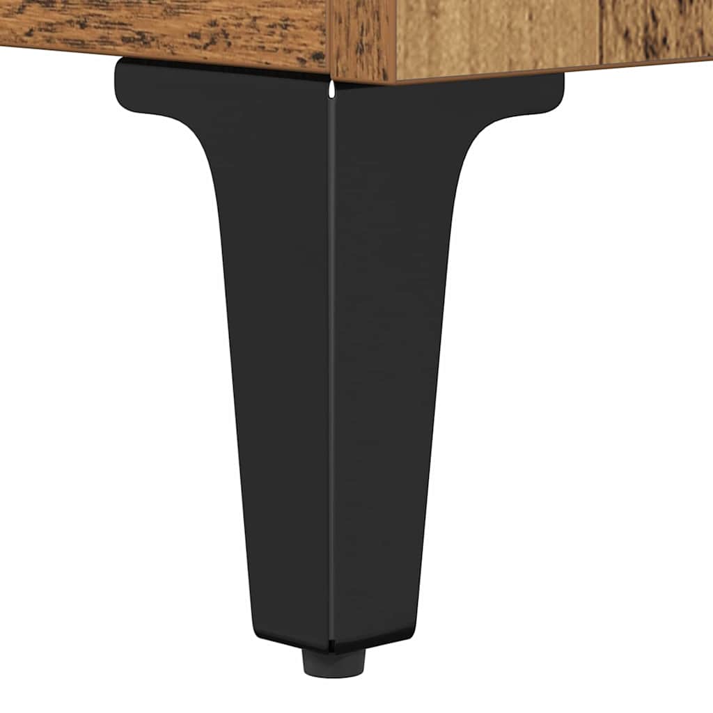 Sideboard Gammelt træ 34,5 x 34 x 90 cm Konstrueret træ