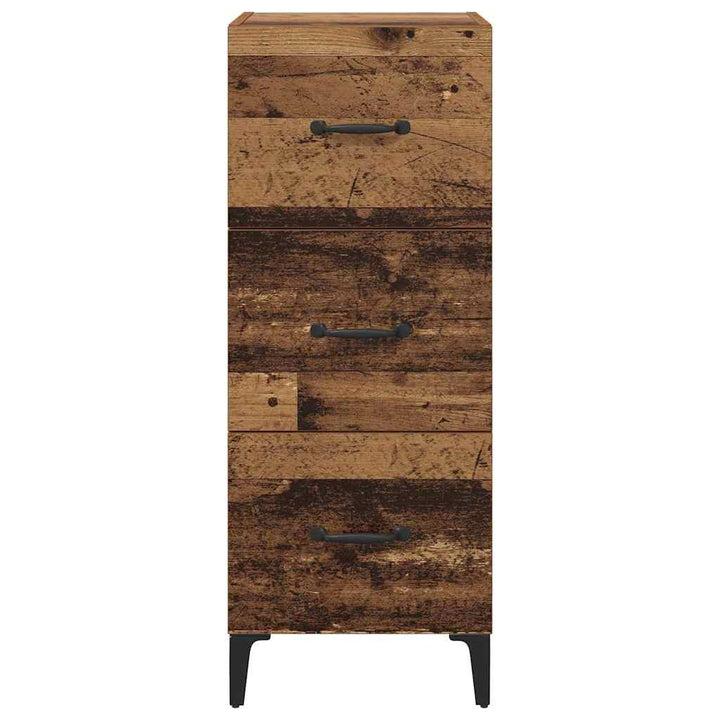 Sideboard Gammelt træ 34,5 x 34 x 90 cm Konstrueret træ