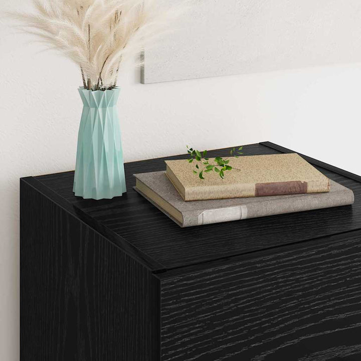 Sideboard Sort eg 34,5 x 34 x 90 cm Konstrueret træ