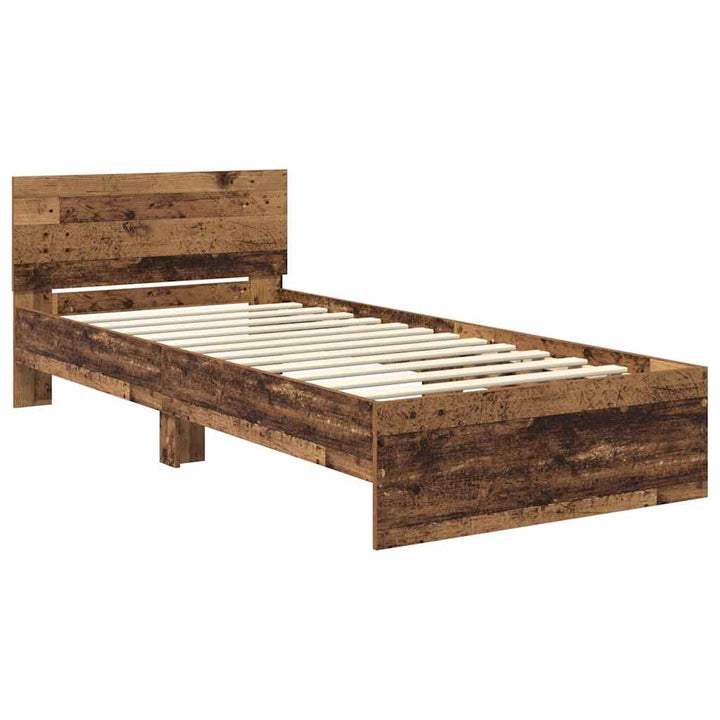 Sengestel Gammelt træ 100 x 200 cm Konstrueret træ