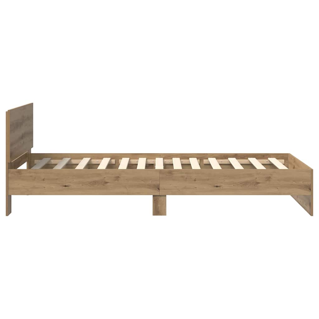 Sengestel Artisan Egetræ 100 x 200 cm Konstrueret træ