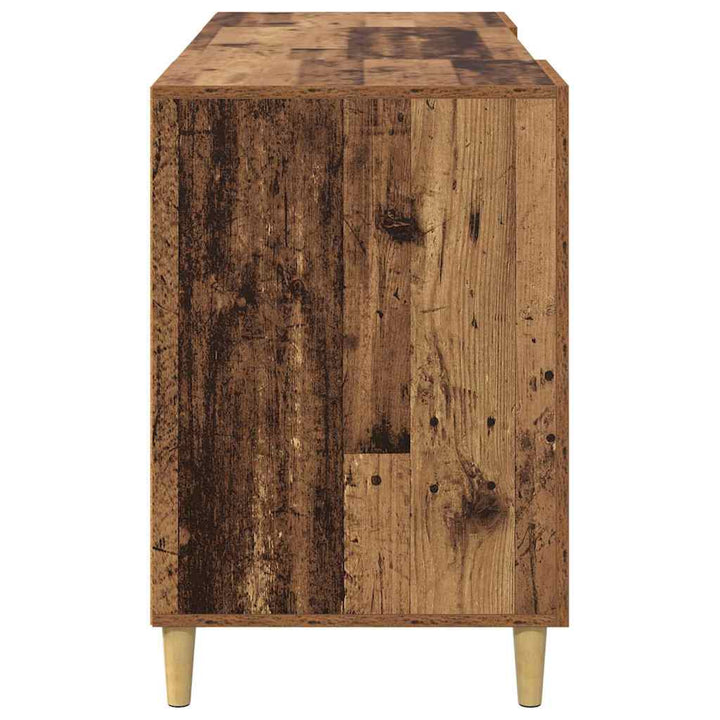 Bord med hylde Gammelt træ 140 x 50 x 75 cm Konstrueret træ