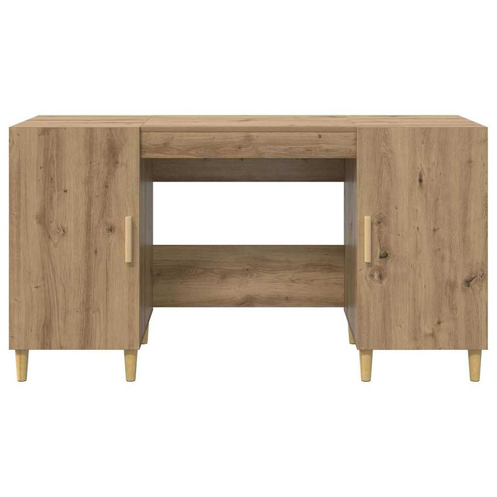 Bord Artisan Egetræ Konstrueret træ 140 x 50 x 75 cm