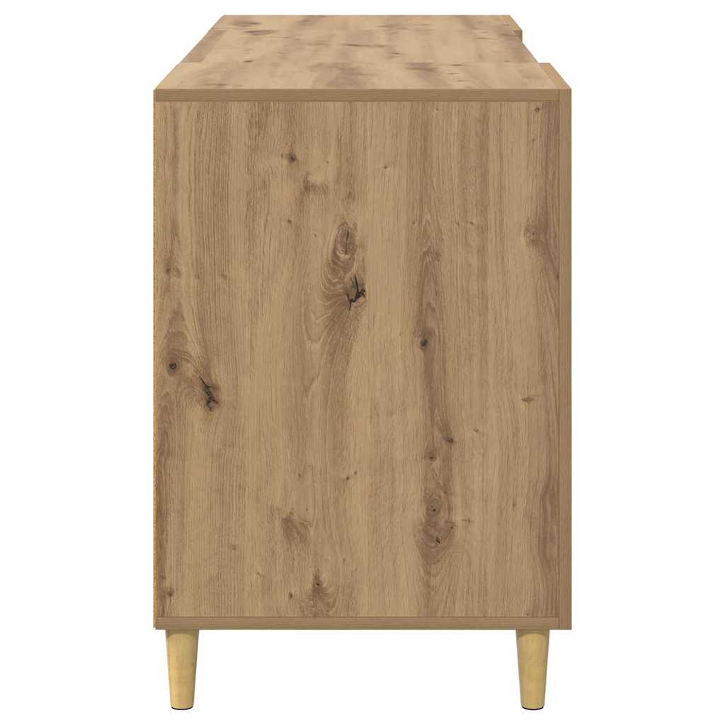 Bord med hylde Artisan Egetræ 140 x 50 x 75 cm Konstrueret træ