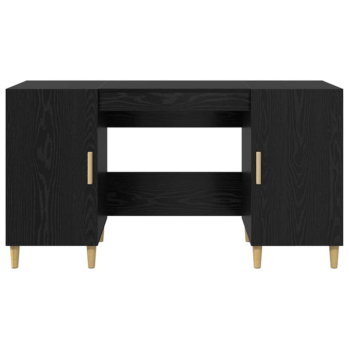 Bord Sort eg Konstrueret træ 140 x 50 x 75 cm