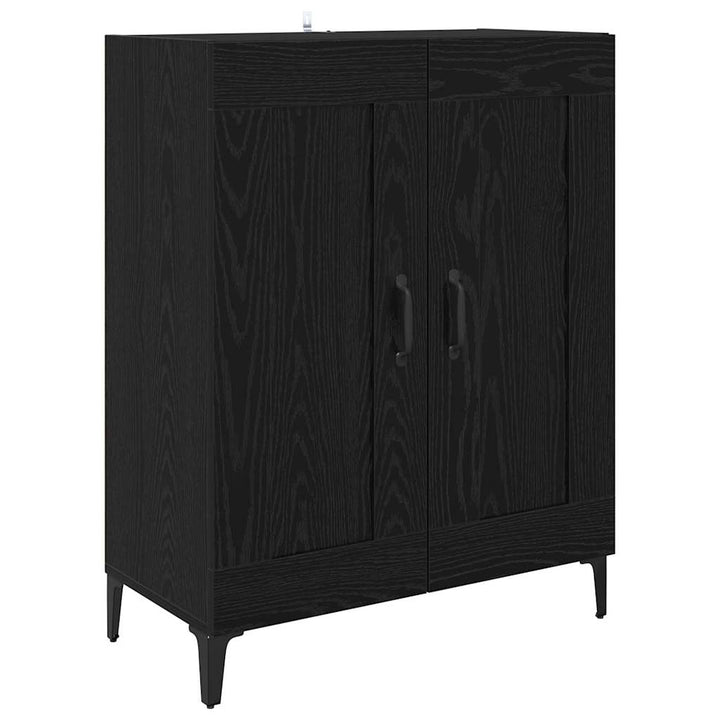 Sideboard Sort eg 69,5 x 34 x 90 cm Konstrueret træ