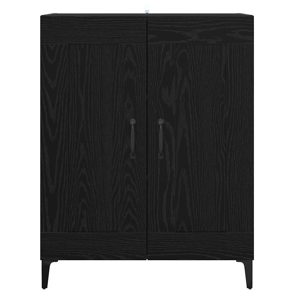 Sideboard Sort eg 69,5 x 34 x 90 cm Konstrueret træ