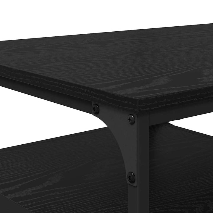 Sofabord Sort eg 90 x 49 x 40 cm Konstrueret træ