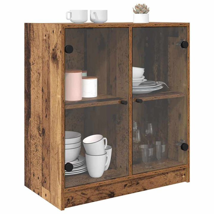 Sideskab Gammelt træ 68 x 37 x 75,5 cm Konstrueret træ
