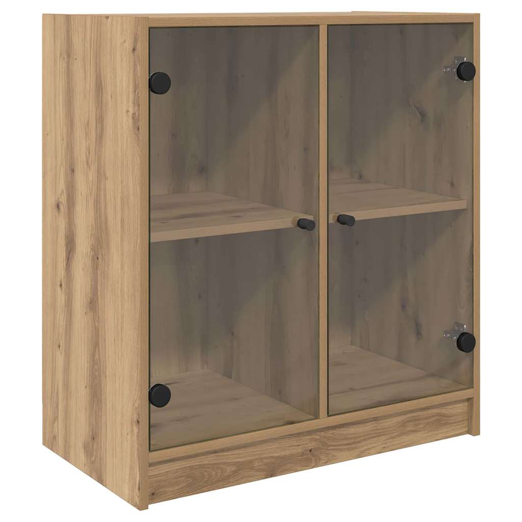 Sideskab Artisan Egetræ 68 x 37 x 75,5 cm Konstrueret træ