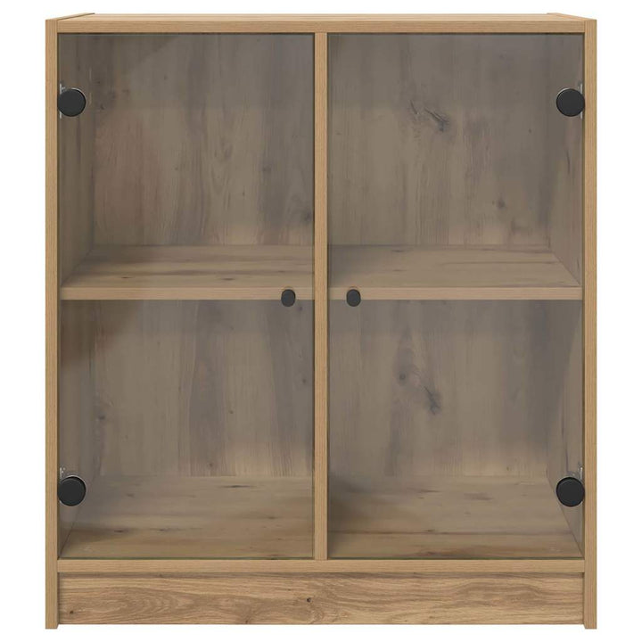Sideskab Artisan Egetræ 68 x 37 x 75,5 cm Konstrueret træ