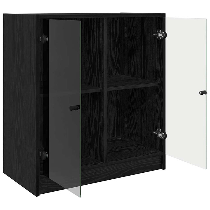 Sideskab Sort eg 68 x 37 x 75,5 cm Konstrueret træ