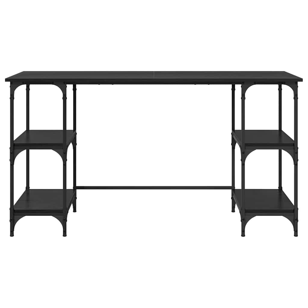 Bord Sort eg Konstrueret træ 140 x 50 x 75 cm