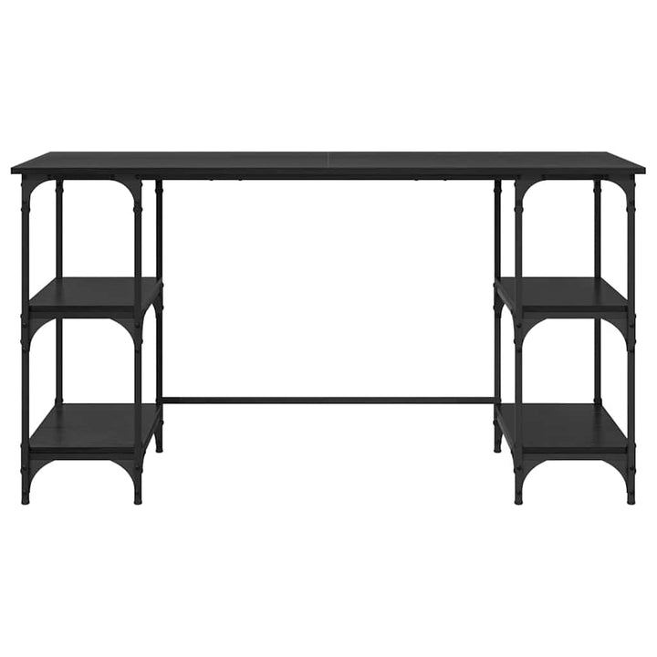 Bord Sort eg Konstrueret træ 140 x 50 x 75 cm