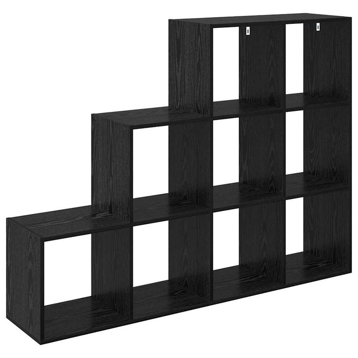 Rumdivider boghylde Sort eg 137,5 x 29 x 103,5 cm