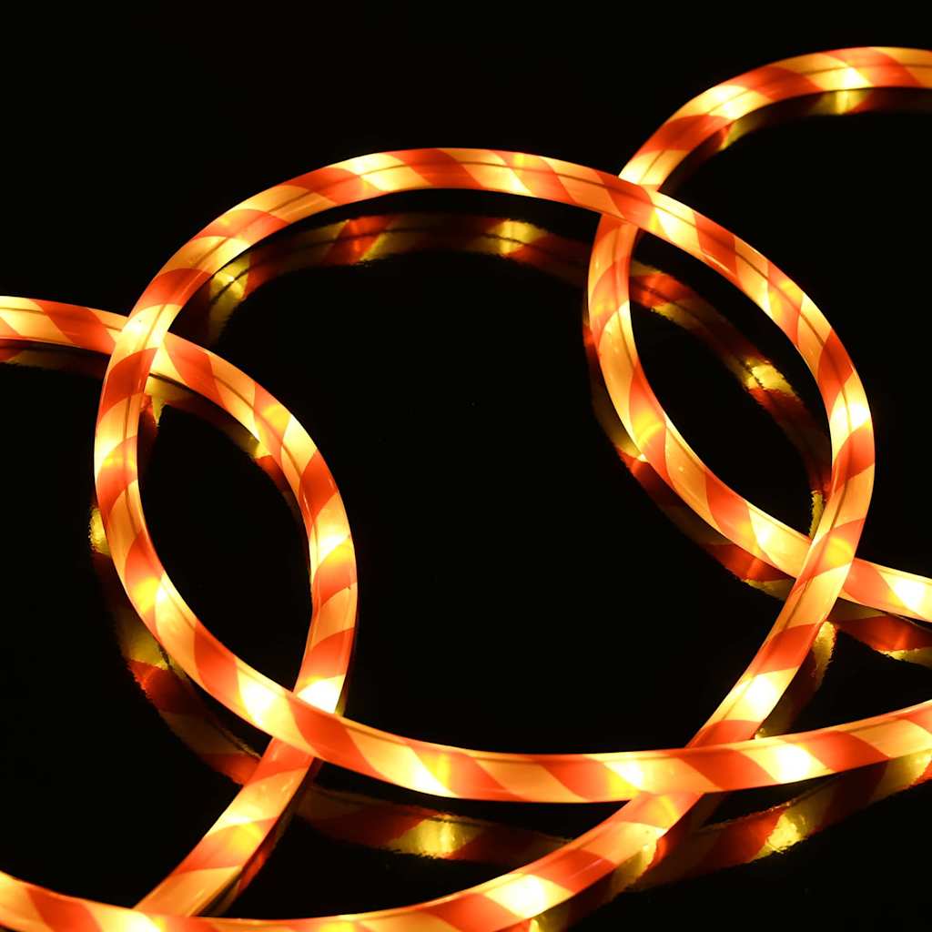 Sejllys med reblys Varm hvid 20 m PVC