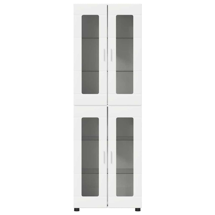 Highboard FLORIN 60 x 35 x 182 cm Hvid Konstrueret træ