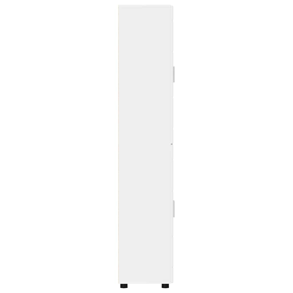 Highboard FLORIN 60 x 35 x 182 cm Hvid Konstrueret træ