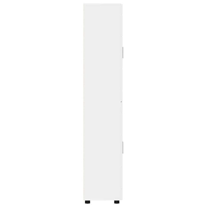 Highboard FLORIN 60 x 35 x 182 cm Hvid Konstrueret træ