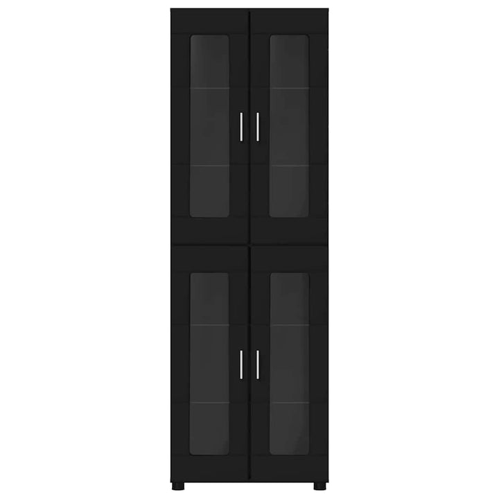Highboard FLORIN 60 x 35 x 182 cm Sort Konstrueret træ