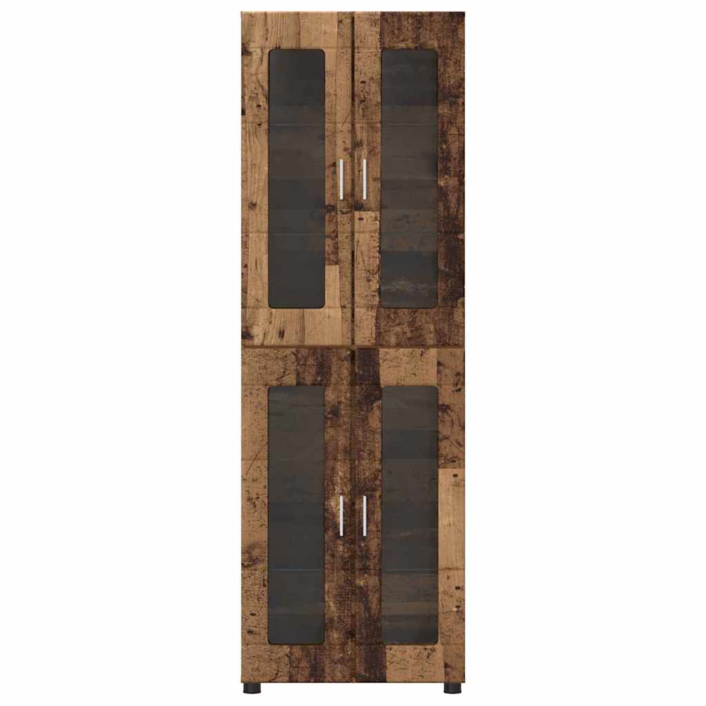Highboard FLORIN Gammelt træ 60 x 35 x 182 cm Konstrueret træ