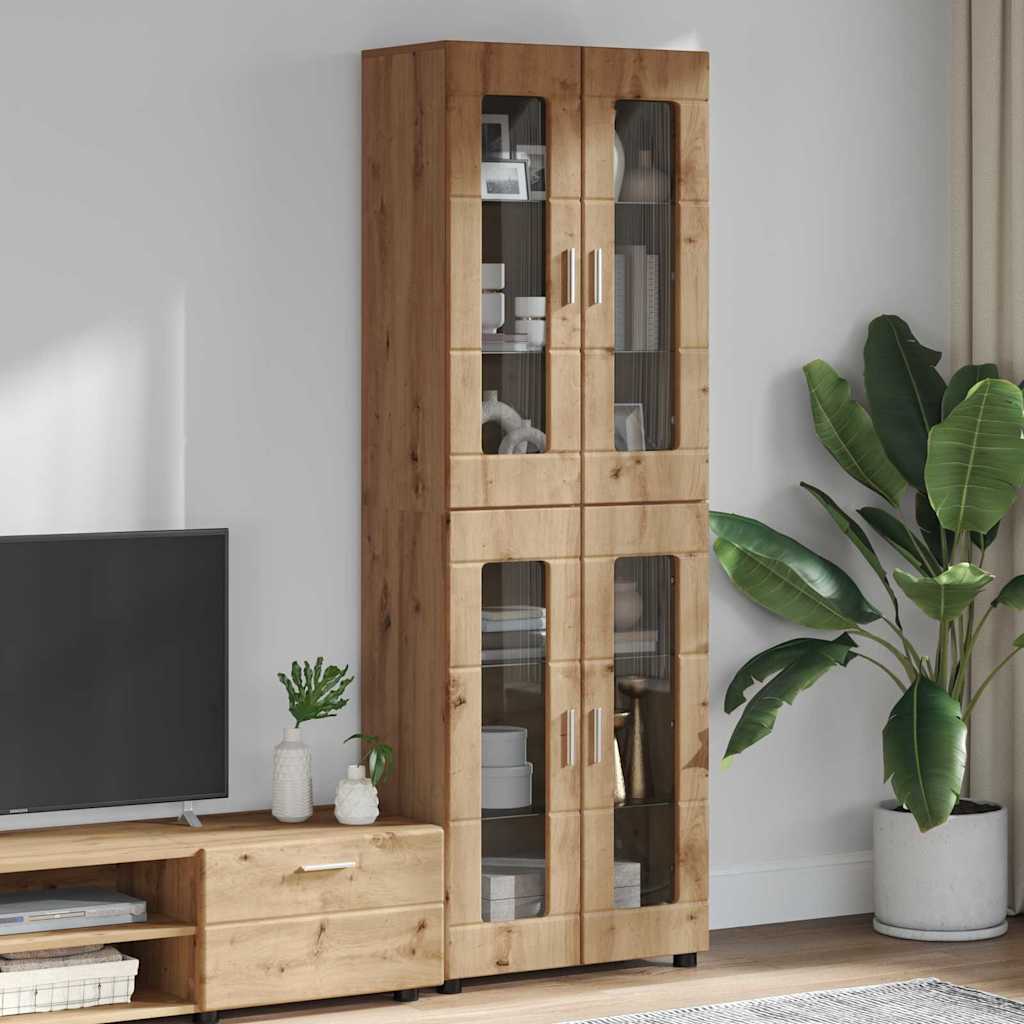 Highboard FLORIN 60 x 35 x 182 cm Artisan Egetræ
