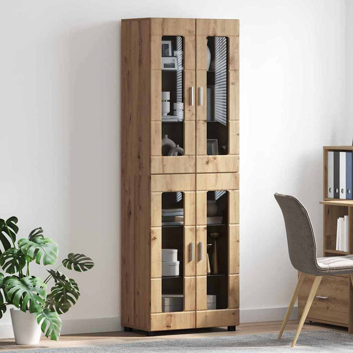 Highboard FLORIN 60 x 35 x 182 cm Artisan Egetræ