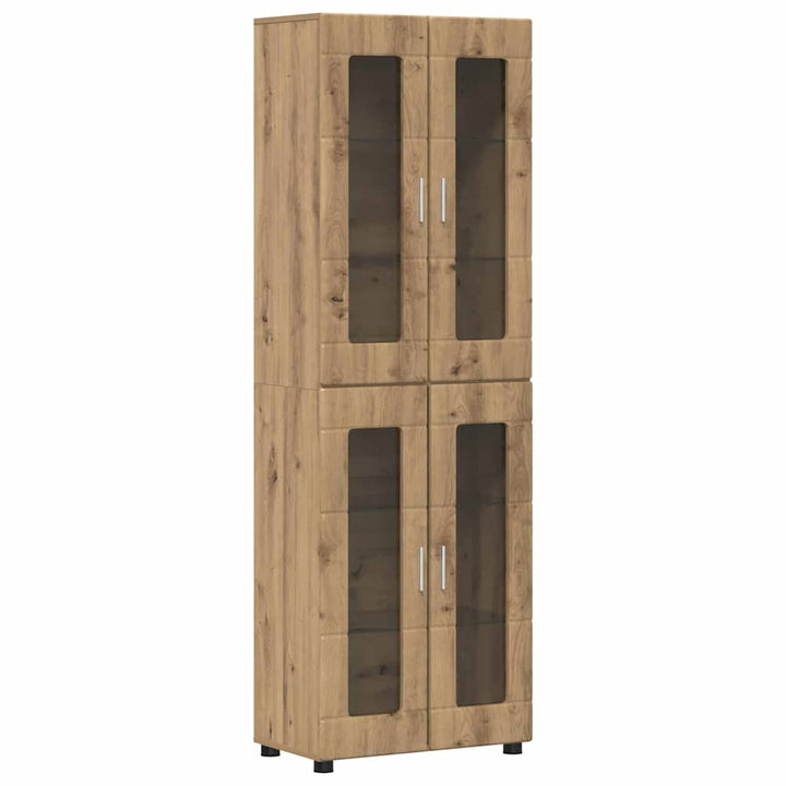 Highboard FLORIN 60 x 35 x 182 cm Artisan Egetræ