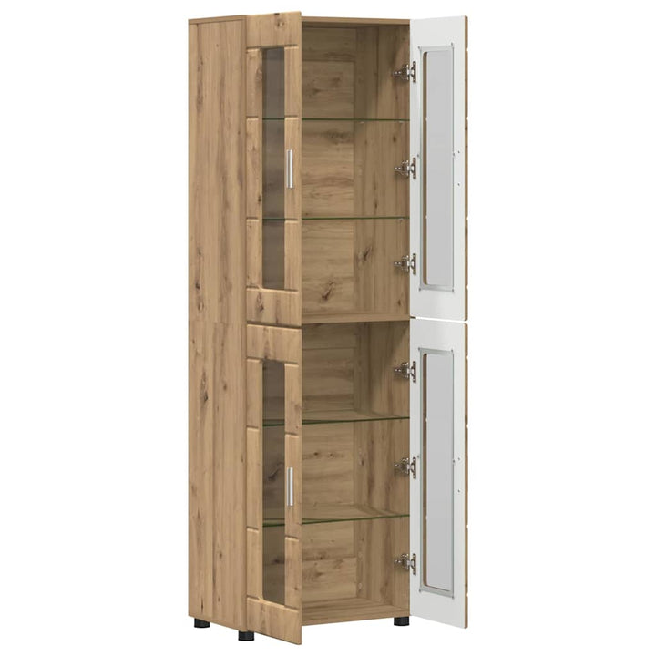 Highboard FLORIN 60 x 35 x 182 cm Artisan Egetræ