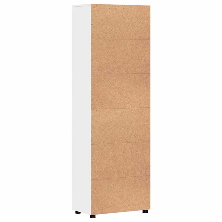 Highboard FLORIN 60 x 35 x 182 cm Hvid Konstrueret træ