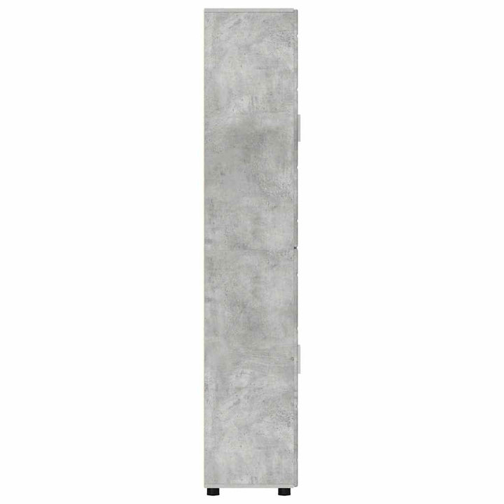 Highboard FLORIN 60 x 35 x 182 cm Beton Grå Konstrueret træ