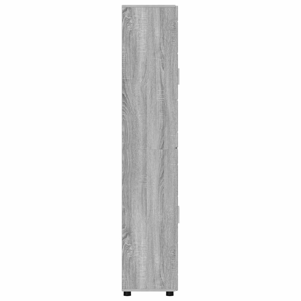 Highboard FLORIN 60 x 35 x 182 cm Grå Sonoma Konstrueret træ