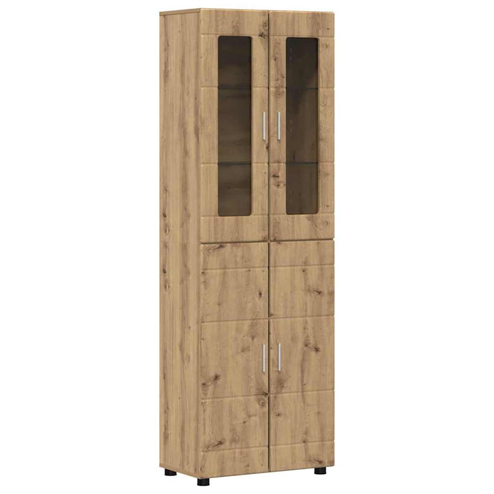 Highboard FLORIN 60 x 35 x 182 cm Artisan Egetræ
