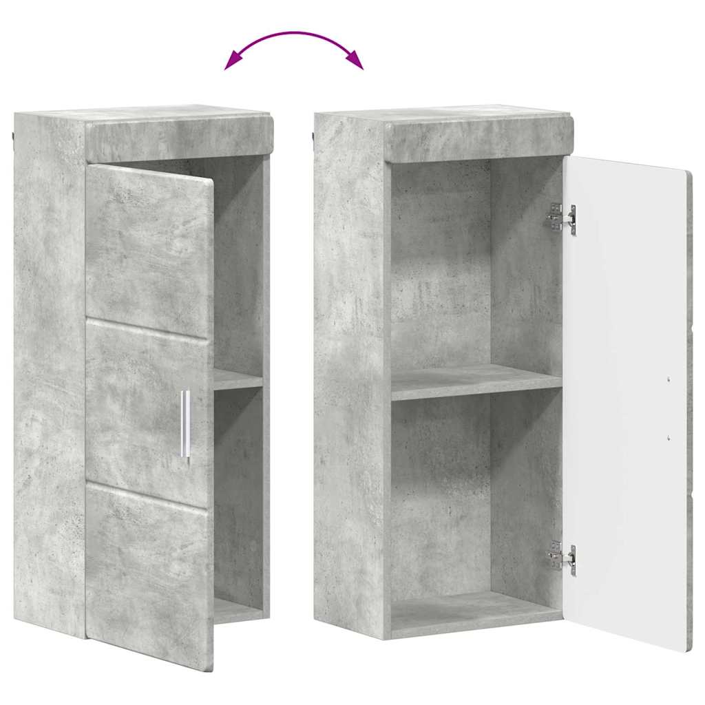 Badeværelsesmøbel sæt TULUM 4 pcs Beton Grå 60 x 34 x 63 cm
