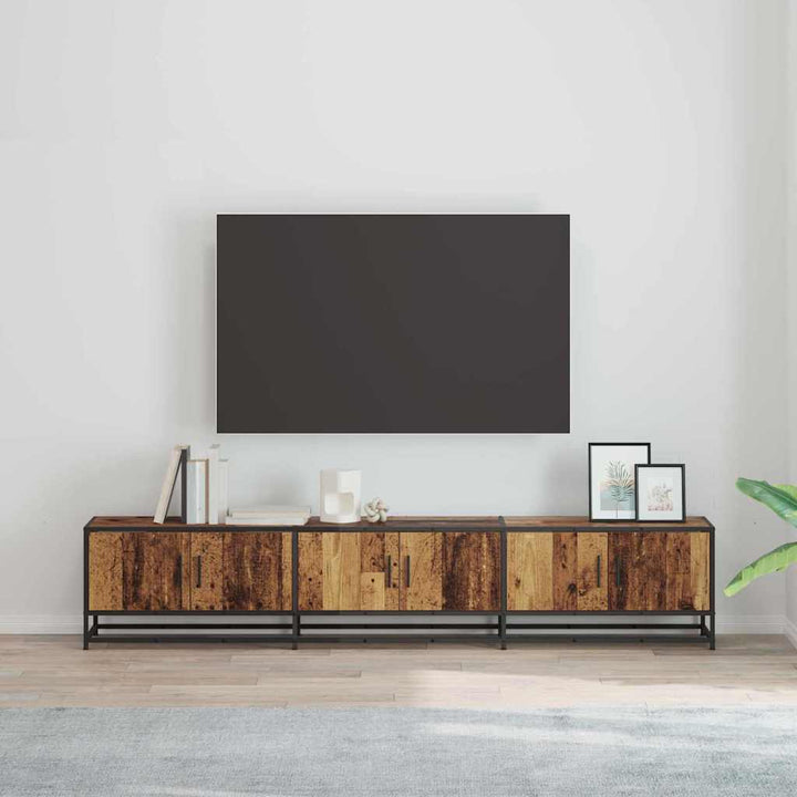 TV Enheder 210 x 35 x 41 cm Gammelt træ Konstrueret træ