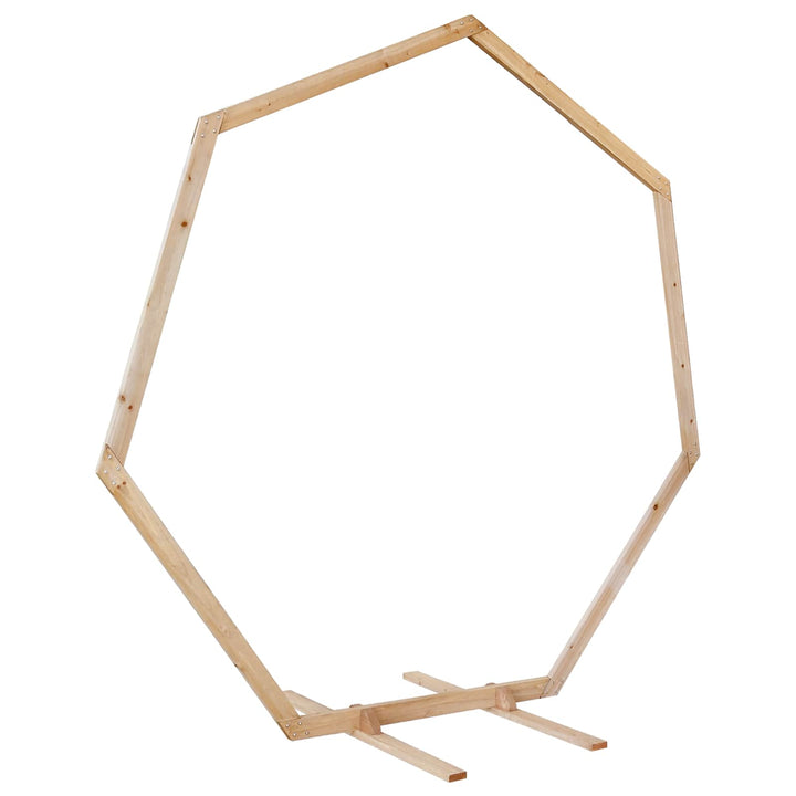Bryllupsbue Lys Brun 221 x 92 x 216 cm Massivt fyrretræ