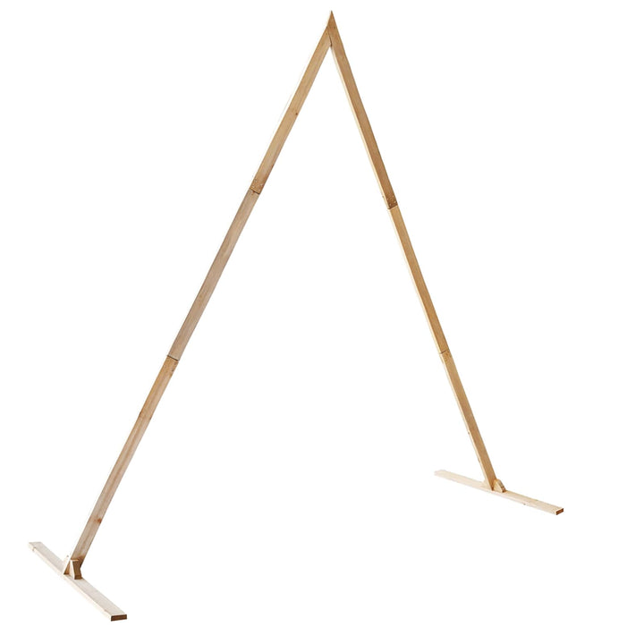 Bryllupsbue Lys Brun 202 x 95 x 254 cm Massivt fyrretræ
