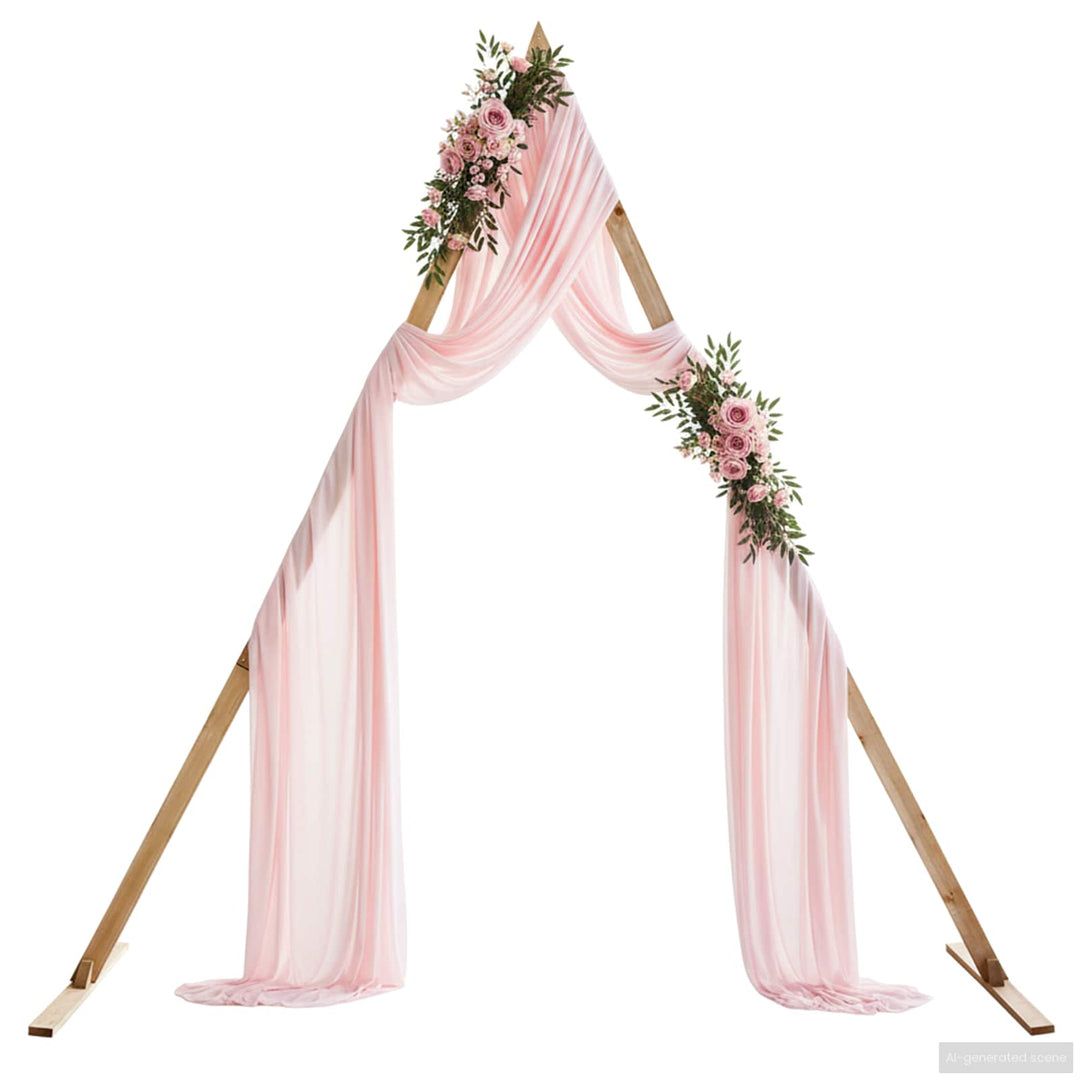 Bryllupsbue Lys Brun 202 x 95 x 254 cm Massivt fyrretræ