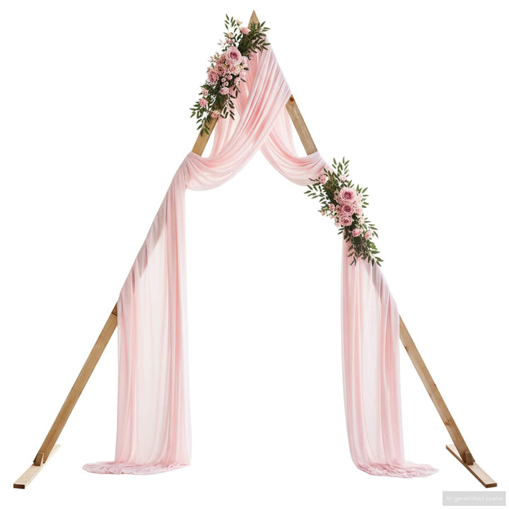 Bryllupsbue Lys Brun 202 x 95 x 254 cm Massivt fyrretræ