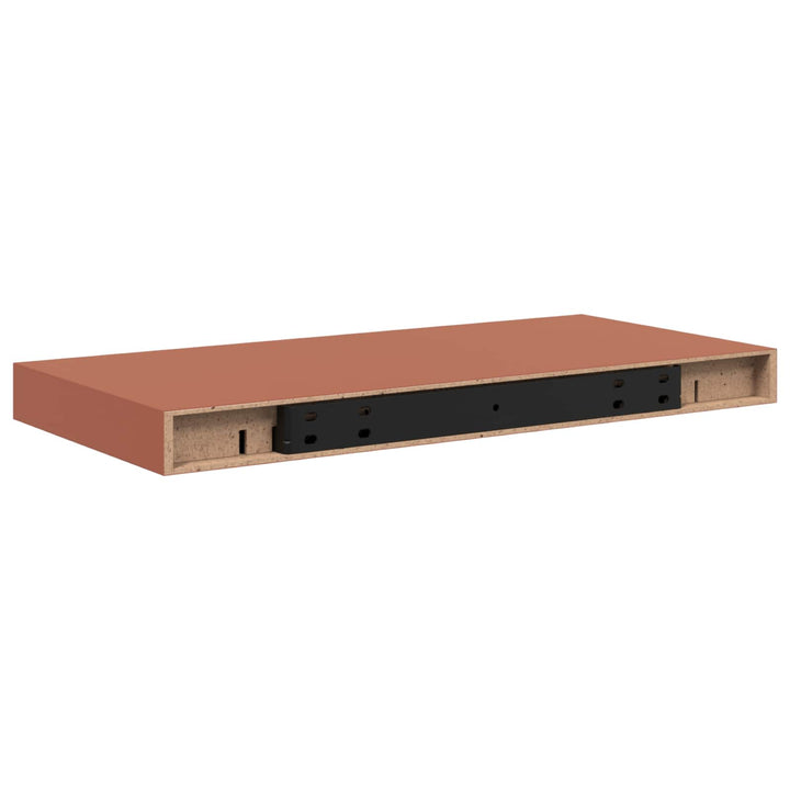 Væghylde Vægmonteret 4 pcs Rød 50 x 23 x 4 cm Konstrueret træ
