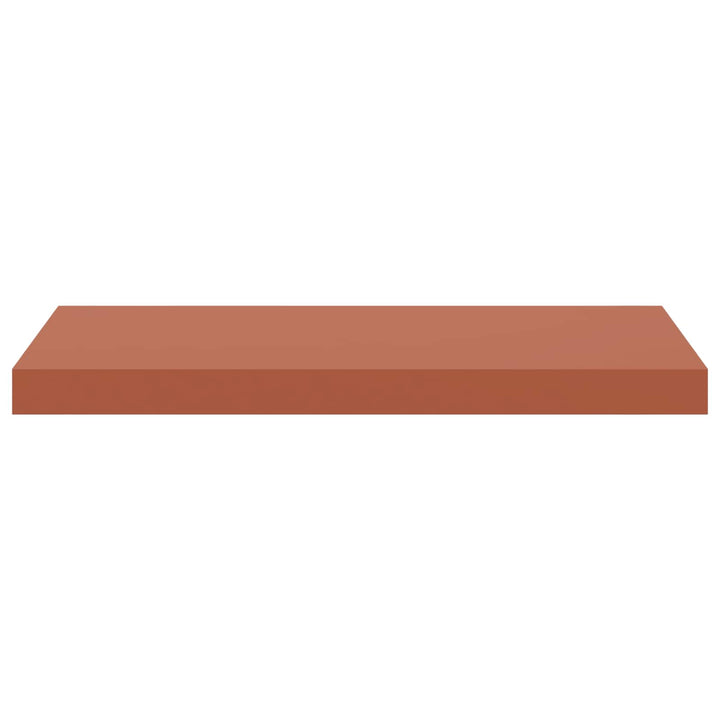 Væghylde Vægmonteret 2 pcs Rød 60 x 23 x 4 cm Konstrueret træ