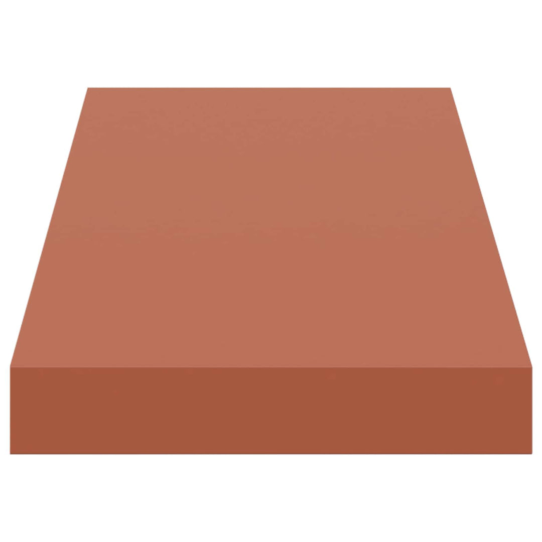 Væghylde Vægmonteret 2 pcs Rød 60 x 23 x 4 cm Konstrueret træ