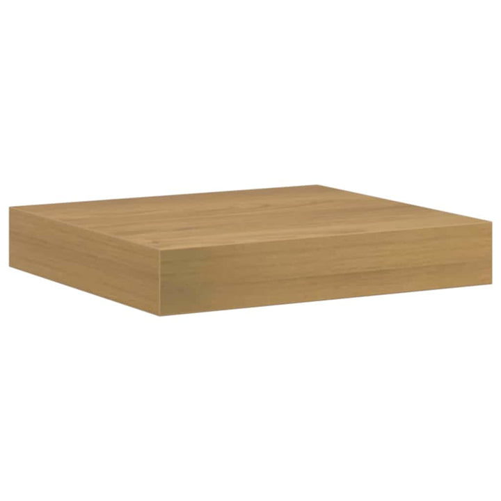 Væghylde 4 pcs Brun 23 x 23,5 x 4 cm Konstrueret træ