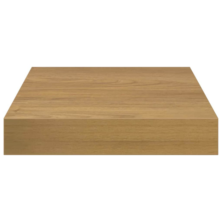 Væghylde 4 pcs Brun 23 x 23,5 x 4 cm Konstrueret træ